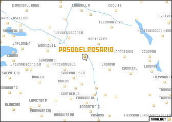 map of Paso del Rosario