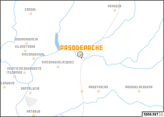 map of Paso de Pache