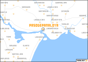 map of Paso de Panaloya