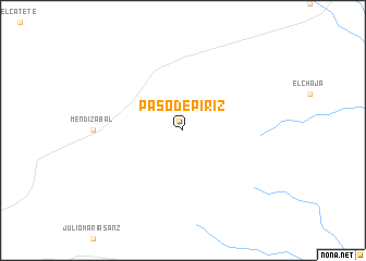 map of Paso de Piriz