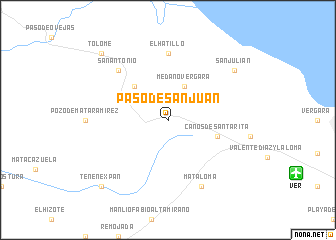 map of Paso de San Juan