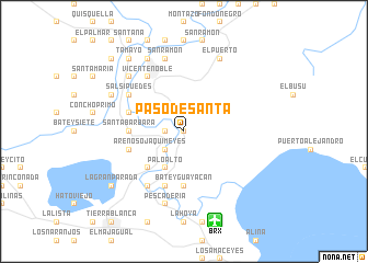 map of Paso de Santa