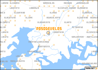 map of Paso de Velas