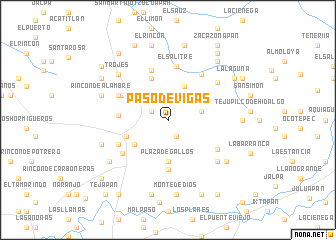 map of Paso de Vigas