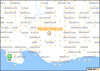 map of Paso en Medio