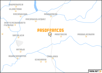 map of Paso Francos