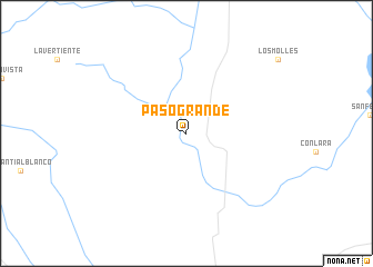 map of Paso Grande