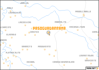 map of Paso Guadarrama