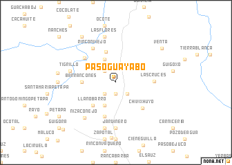 map of Paso Guayabo
