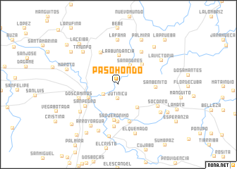 map of Paso Hondo
