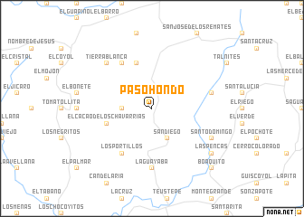 map of Paso Hondo