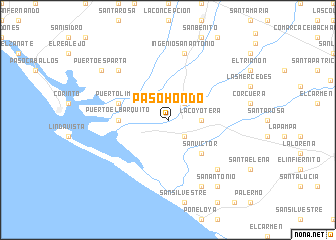 map of Paso Hondo
