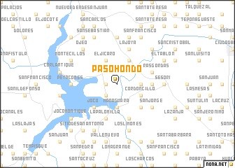 map of Paso Hondo