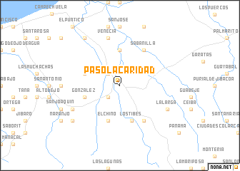 map of Paso la Caridad