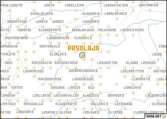 map of Paso Laja