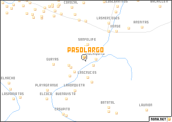 map of Paso Largo