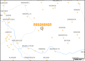 map of Paso Mamón