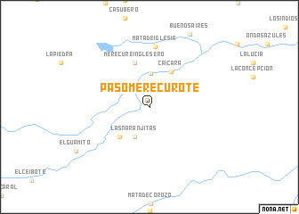 map of Paso Merecurote