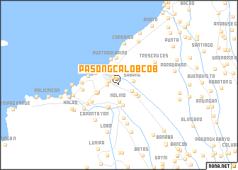 map of Pasong Calobcob