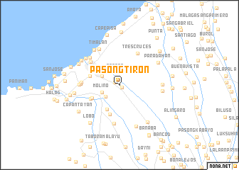 map of Pasong Tiron