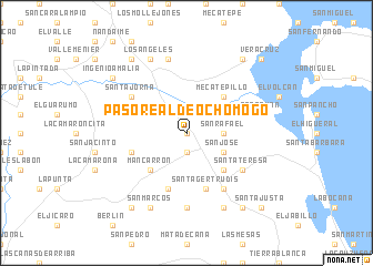map of Paso Real de Ochomogo