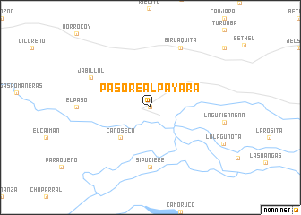 map of Paso Real Payara