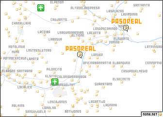 map of Paso Real