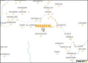 map of Paso Real