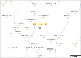 map of Paso Real