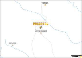 map of Paso Real