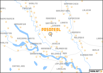 map of Paso Real