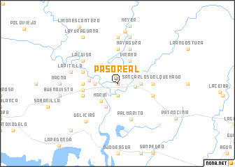 map of Paso Real