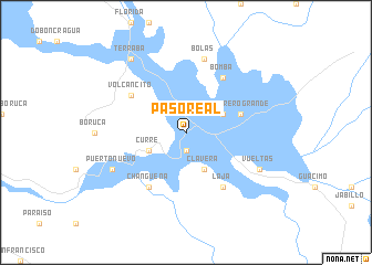 map of Paso Real