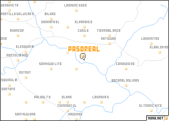 map of Paso Real