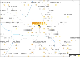 map of Paso Real