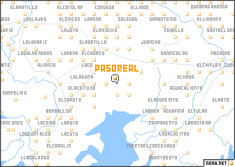 map of Paso Real