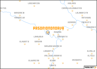 map of Paso Río Nonoava