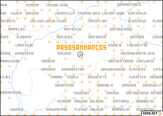 map of Paso San Marcos