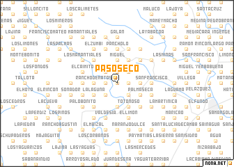 map of Paso Seco