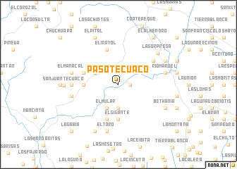 map of Paso Tecuaco