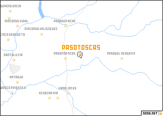map of Paso Toscas