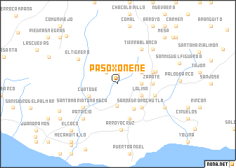 map of Paso Xonene