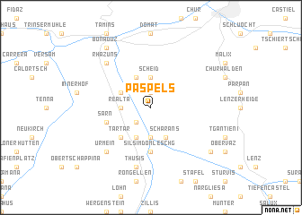 map of Paspels