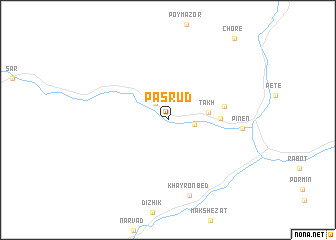 map of Pasrud