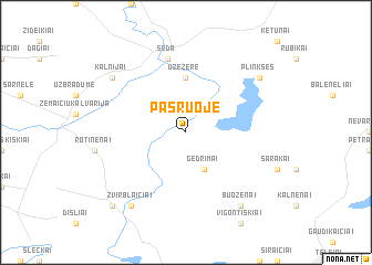 map of Pasruoje