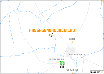 map of Passagem da Conceição