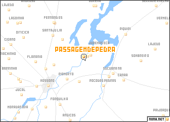 map of Passagem de Pedra