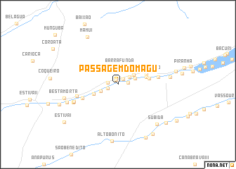 map of Passagem do Magu