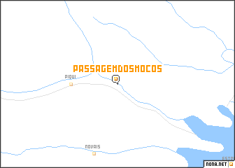map of Passagem dos Moços