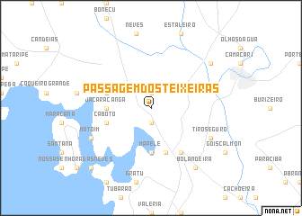 map of Passagem dos Teixeiras